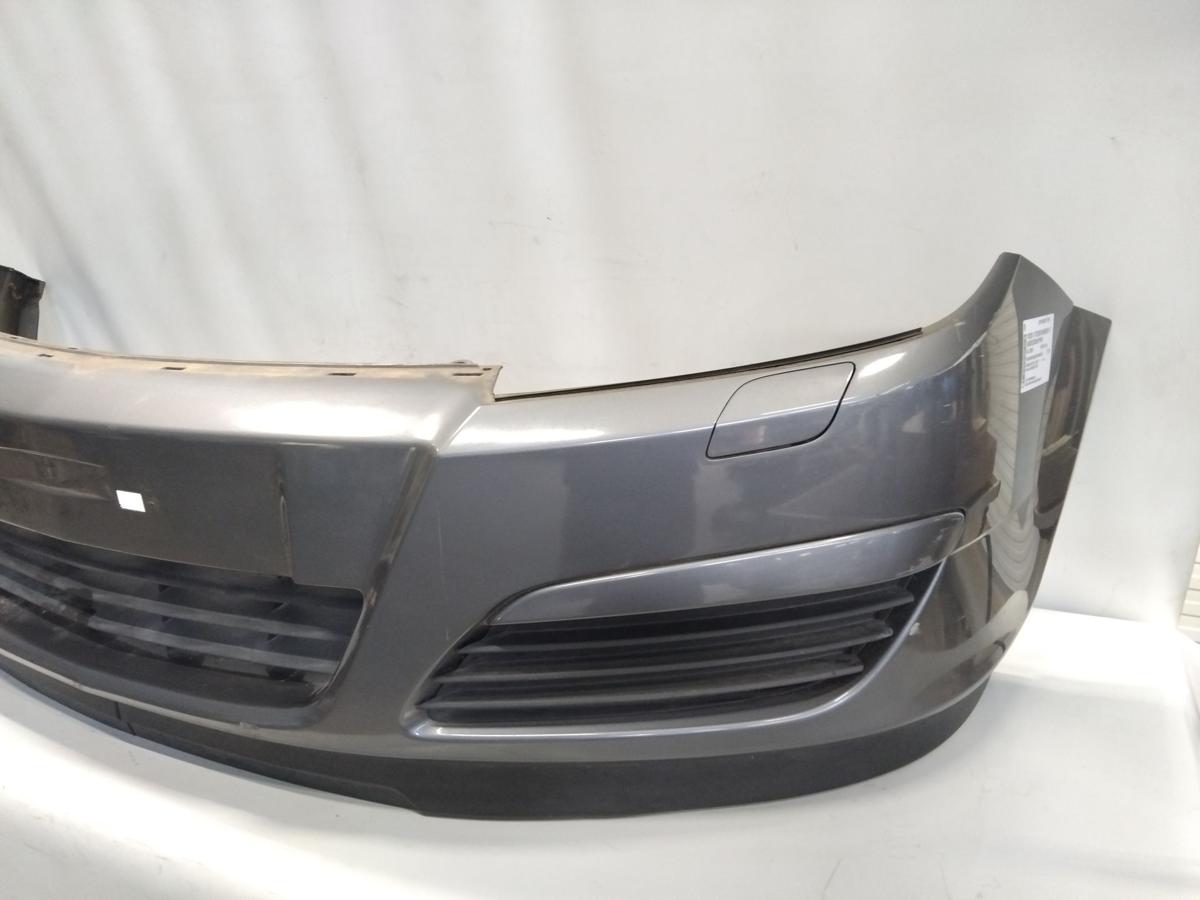 Opel Astra H orig. Stoßstange Stossfänger vorn moonlandgraumetallic Z155 BJ2005